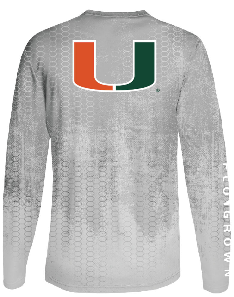 Miami Hurricanes Hydro Camo Performance Tee