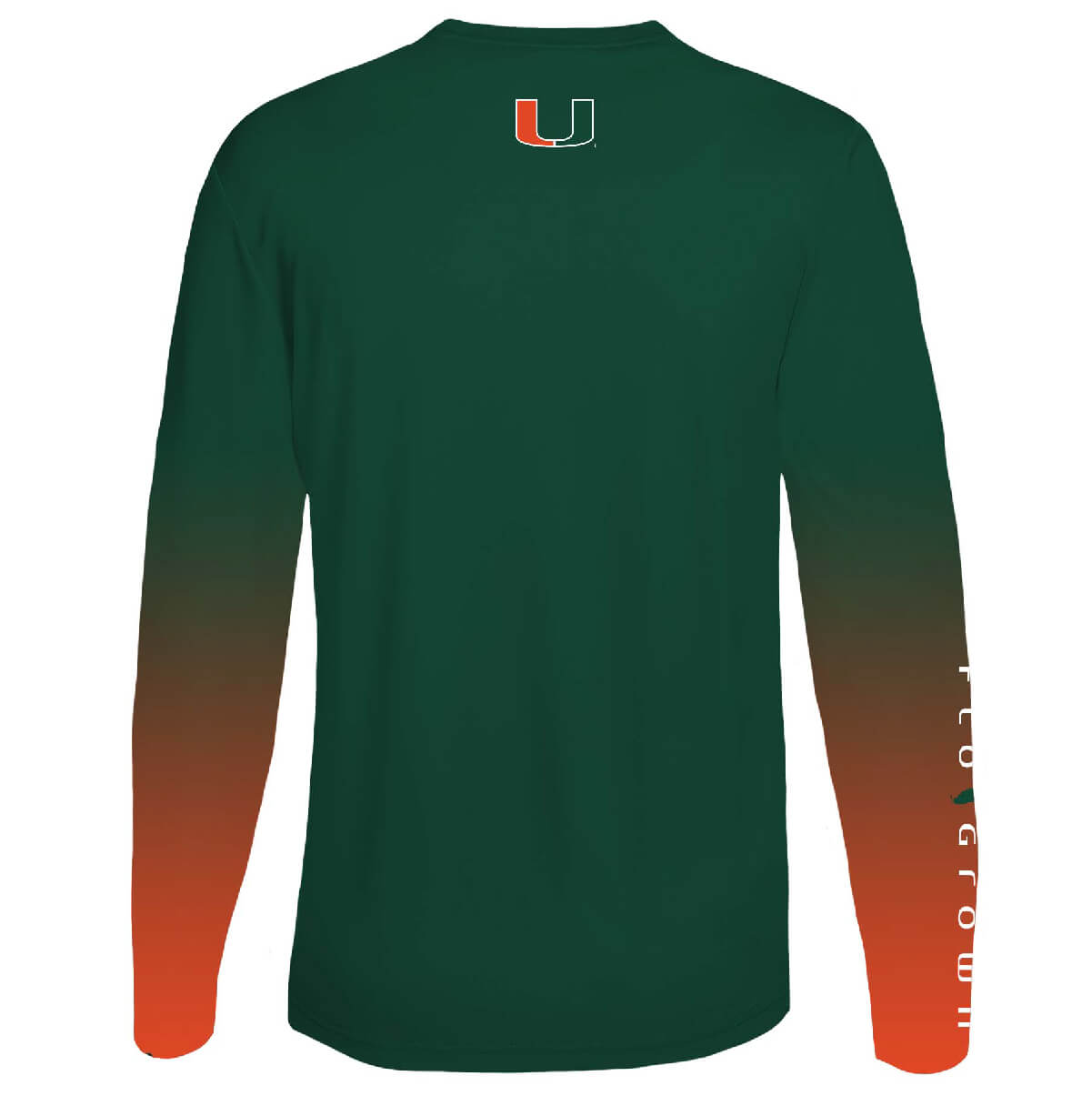 Miami Hurricanes Fade Out Performance Tee