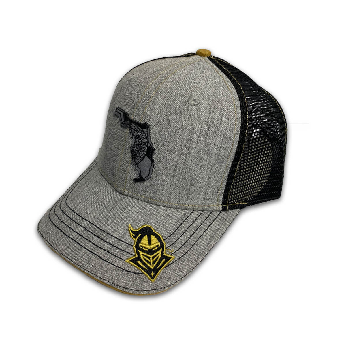 UCF Knights Gray State Shape Hat