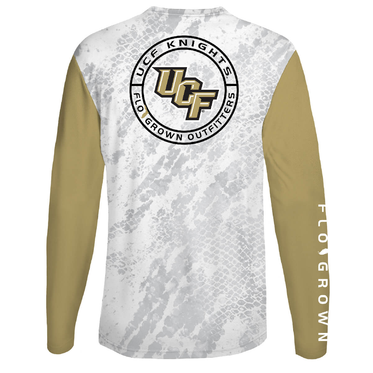 UCF Knights Block Sleeve Camo Performance Tee - Back