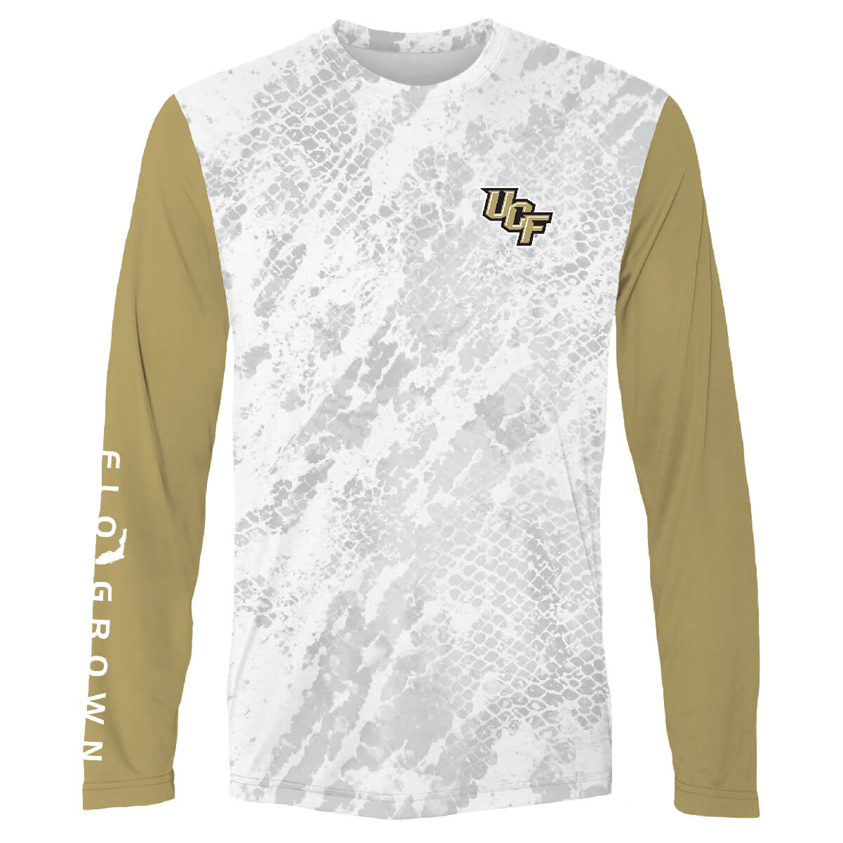 UCF Knights Block Sleeve Camo Performance Tee - Front