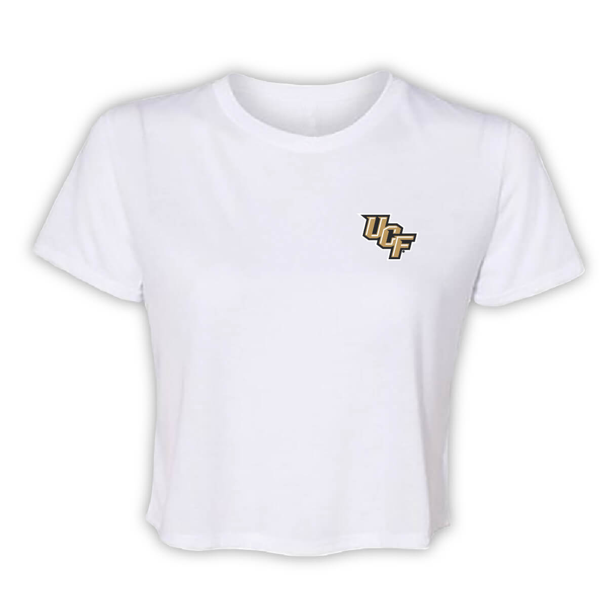 UCF Knights Always Shining Floral Crop Top - Front