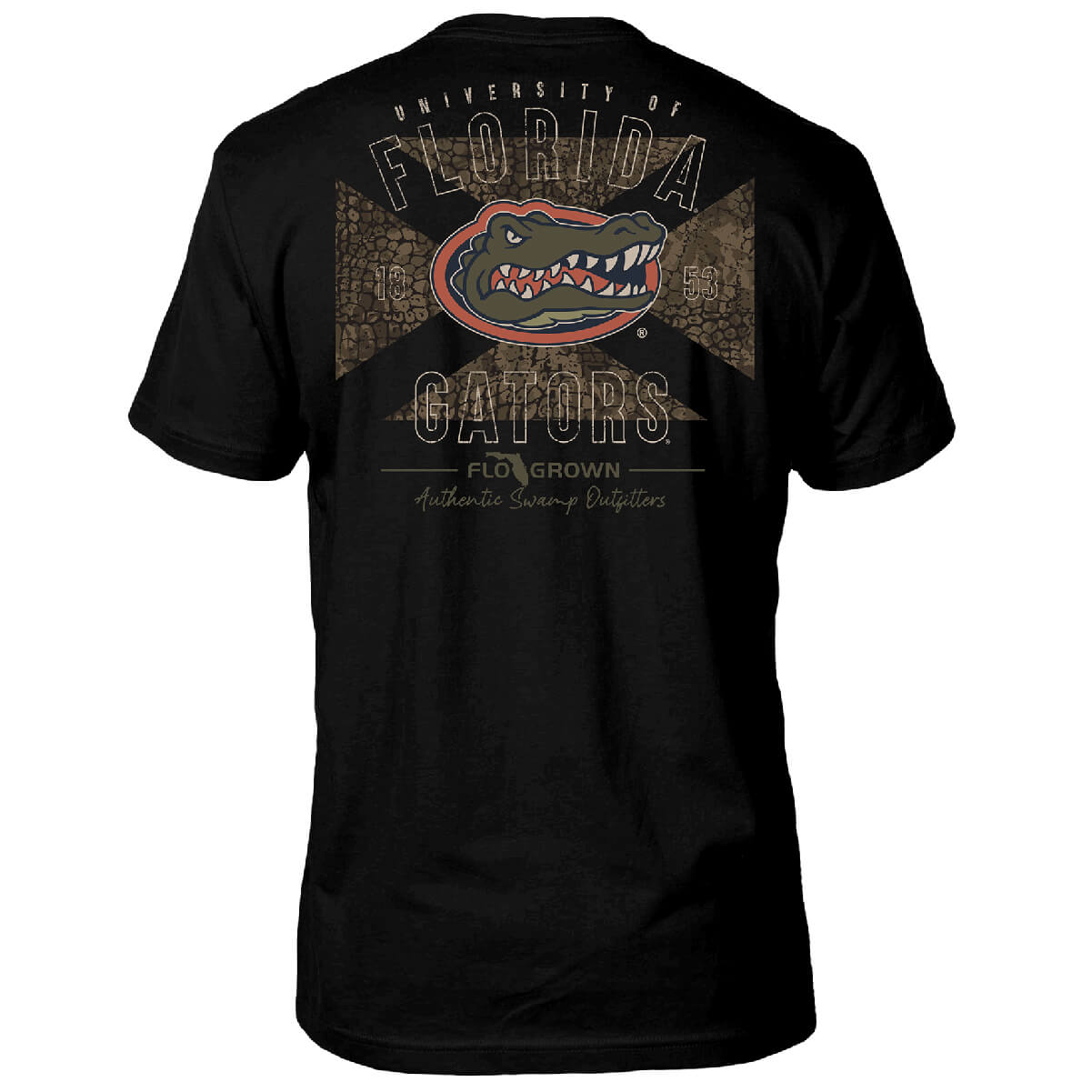 Florida Gators Gator Skin Flag Tee - Back
