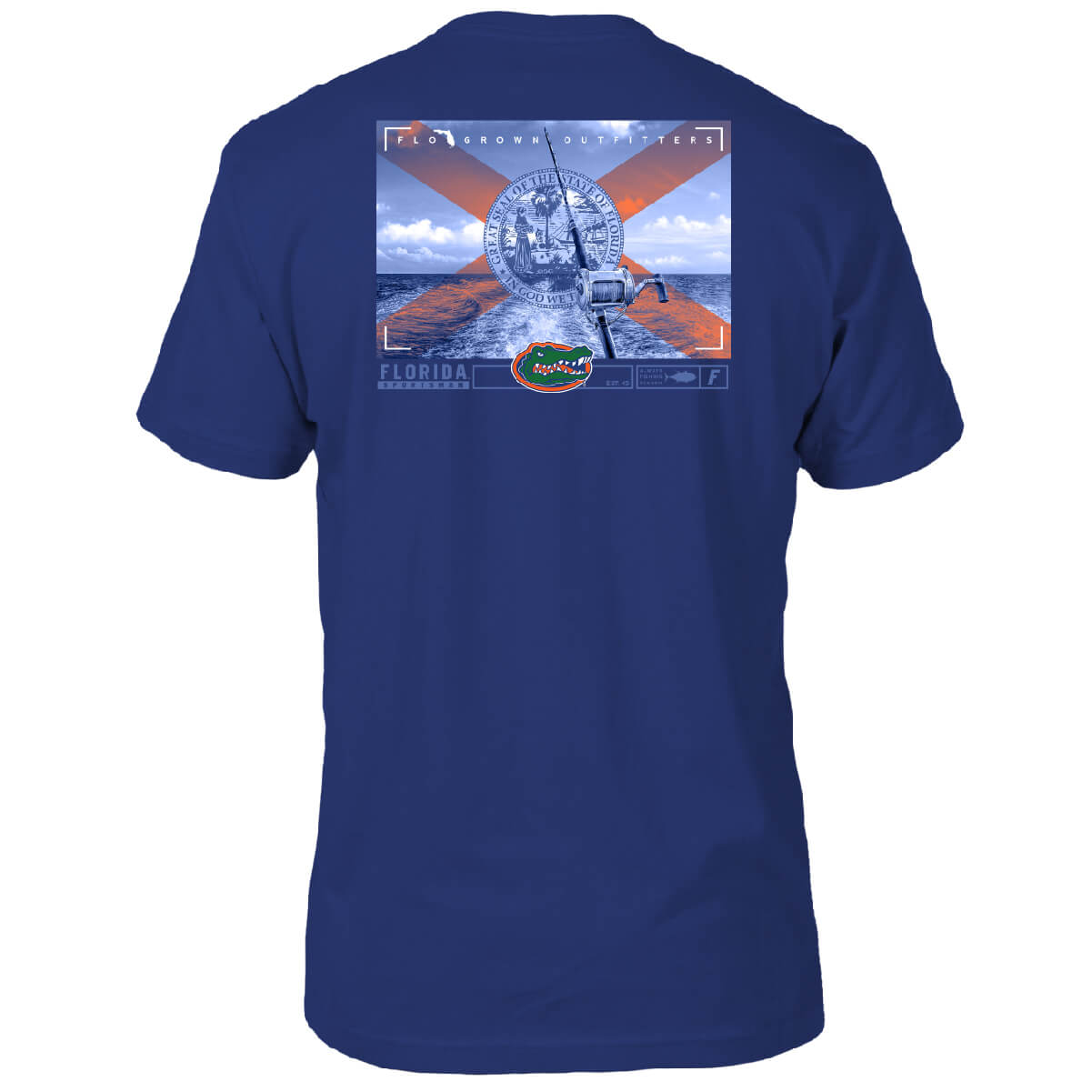Florida Gators Trolling Flag Tee - Back