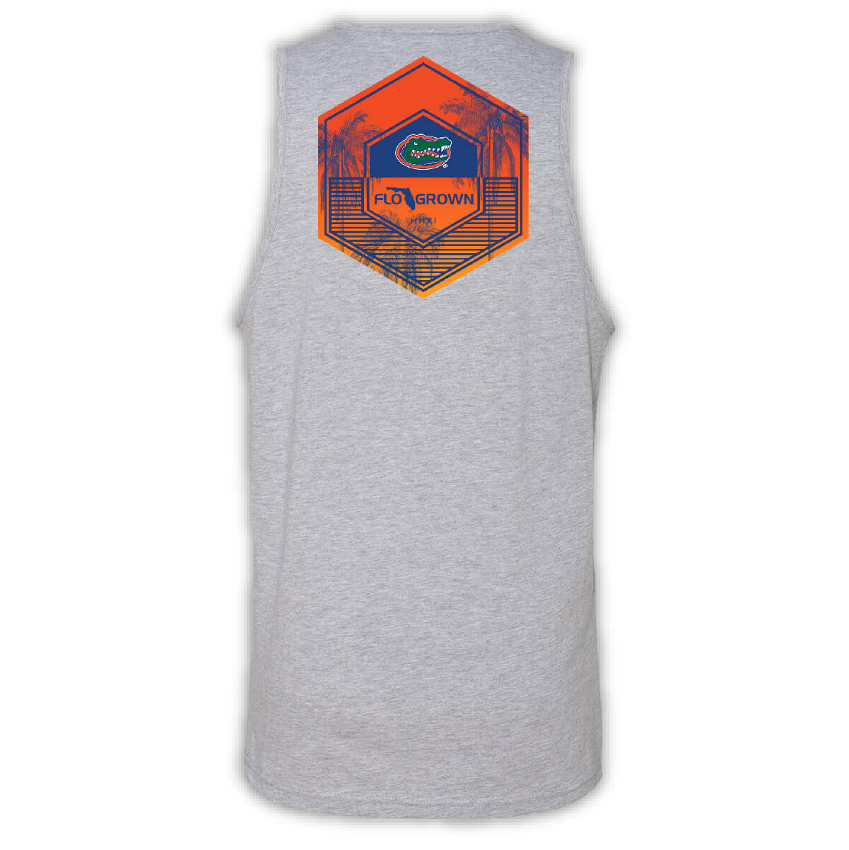 Florida Gators Polygon Blend Tank - Back