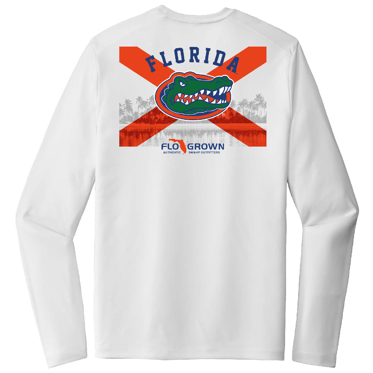 Florida Gators Flag Beach Performance Tee - Back