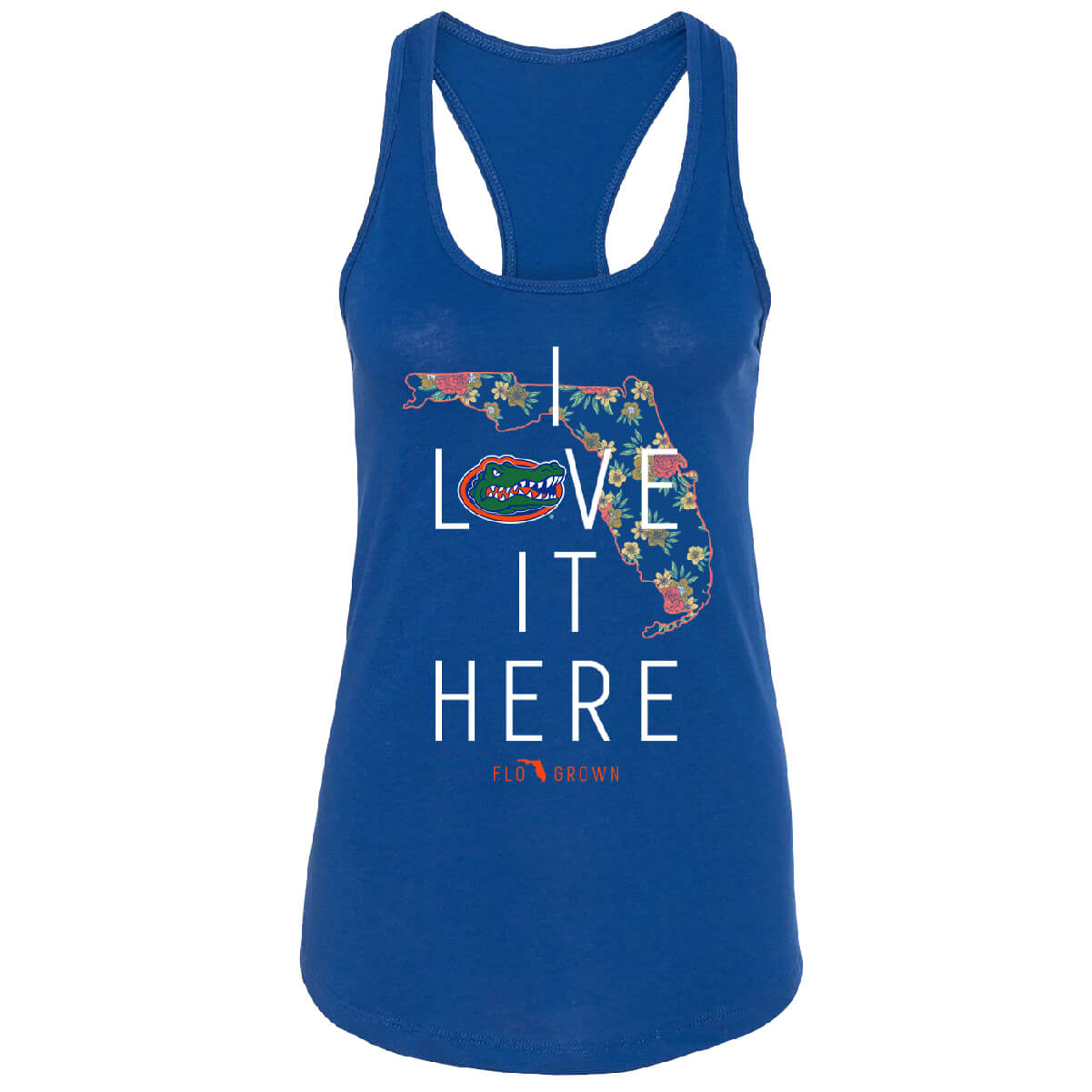 Florida Gators I love it here Tank - Front
