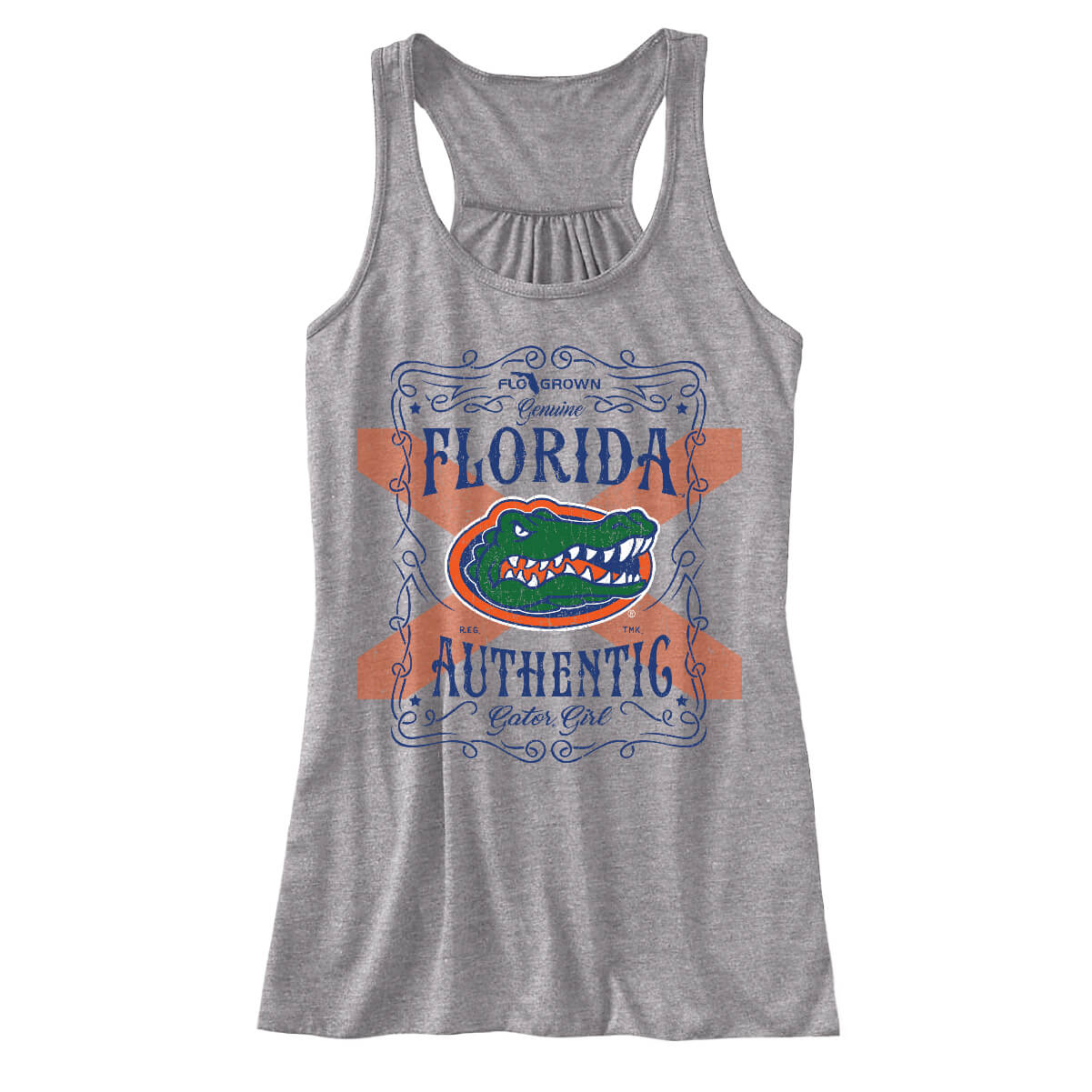 Florida Gators Vintage Whiskey Label Tank