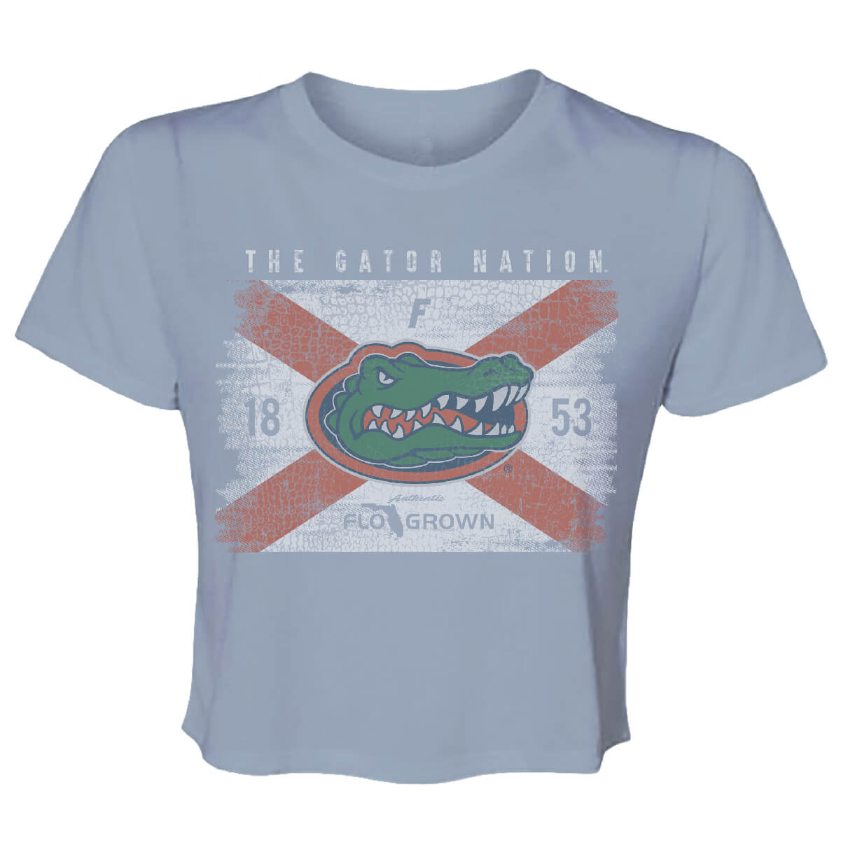 Florida Gators Washed Flag Crop Top