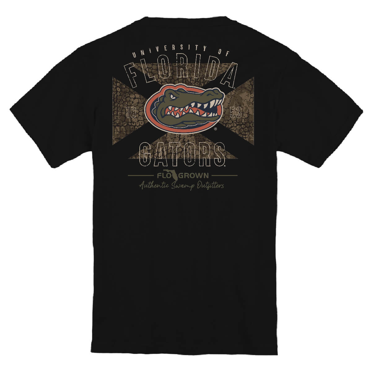 Florida Gators Washed Flag Youth Tee - Back