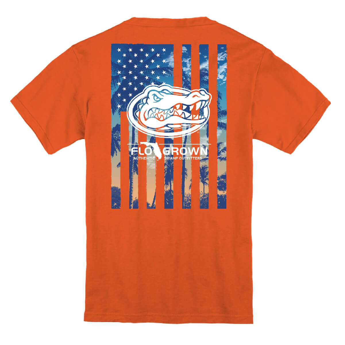 Florida Gators Blue Skies Flag Youth Tee - Back