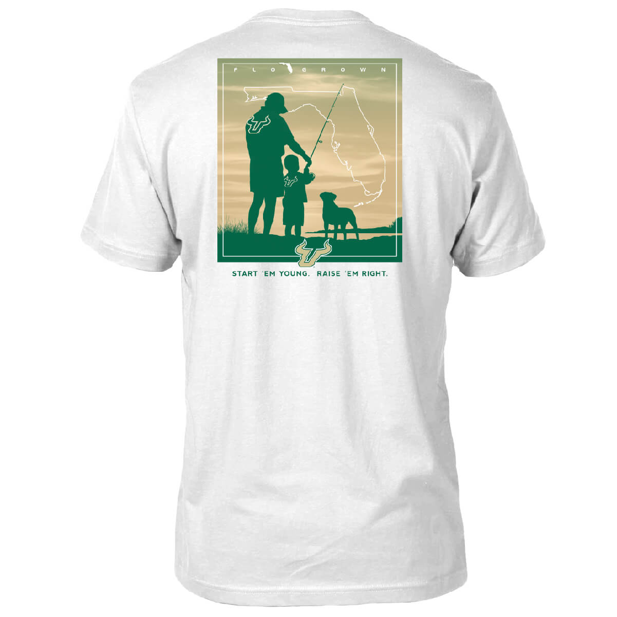 South Florida Bulls Raise Em Right Tee