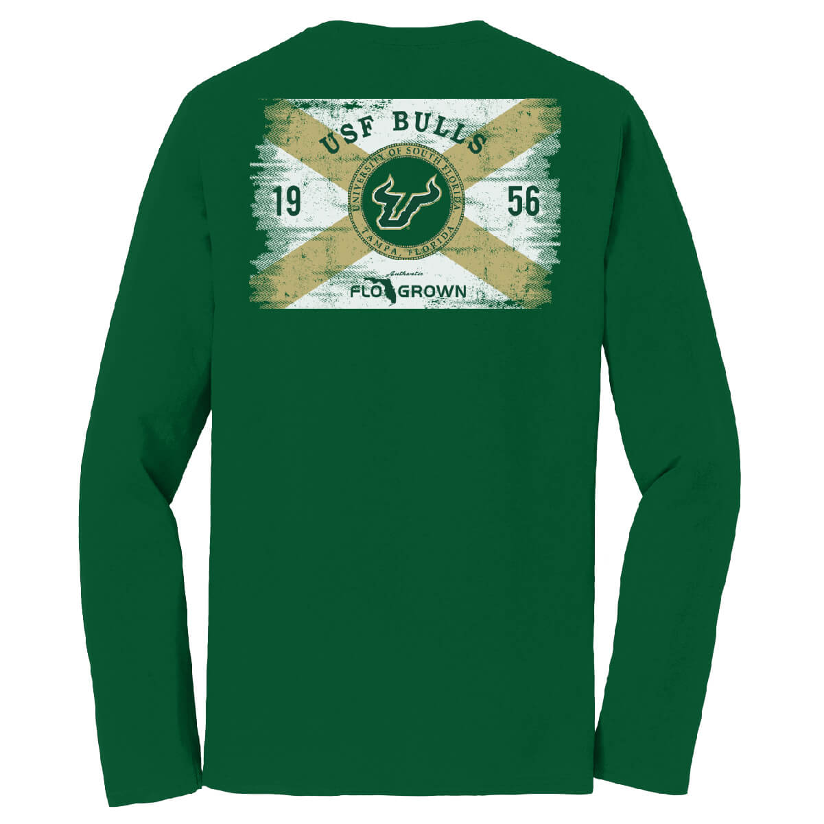 South Florida Bulls Washed Flag Long Sleeve