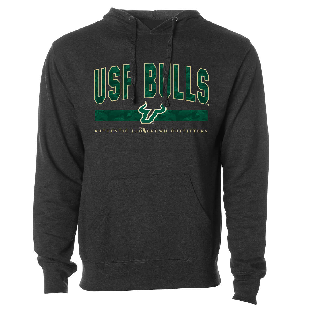 South Florida Bulls Camo Type Hoodie