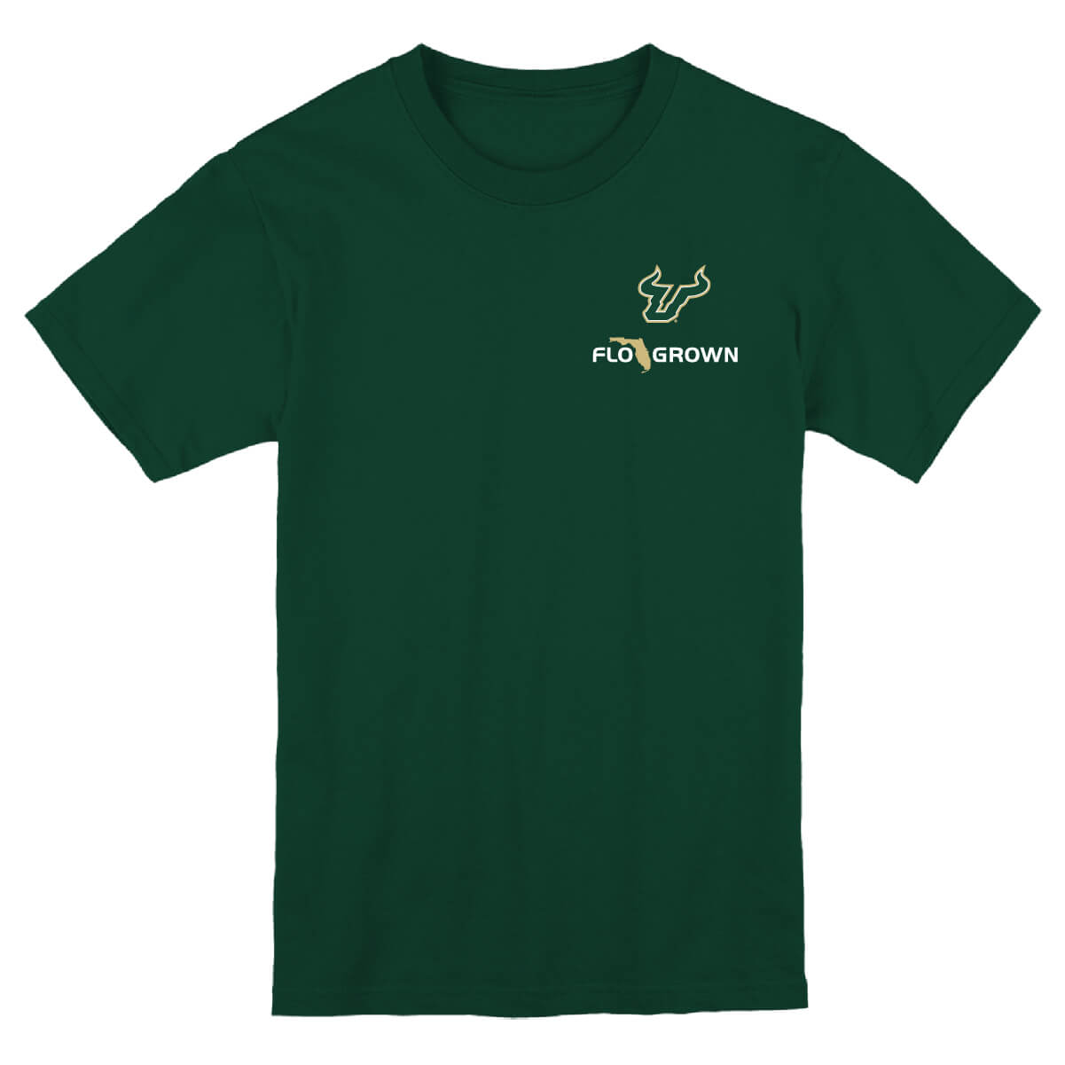 South Florida Bulls Washed Flag Youth Tee - Front