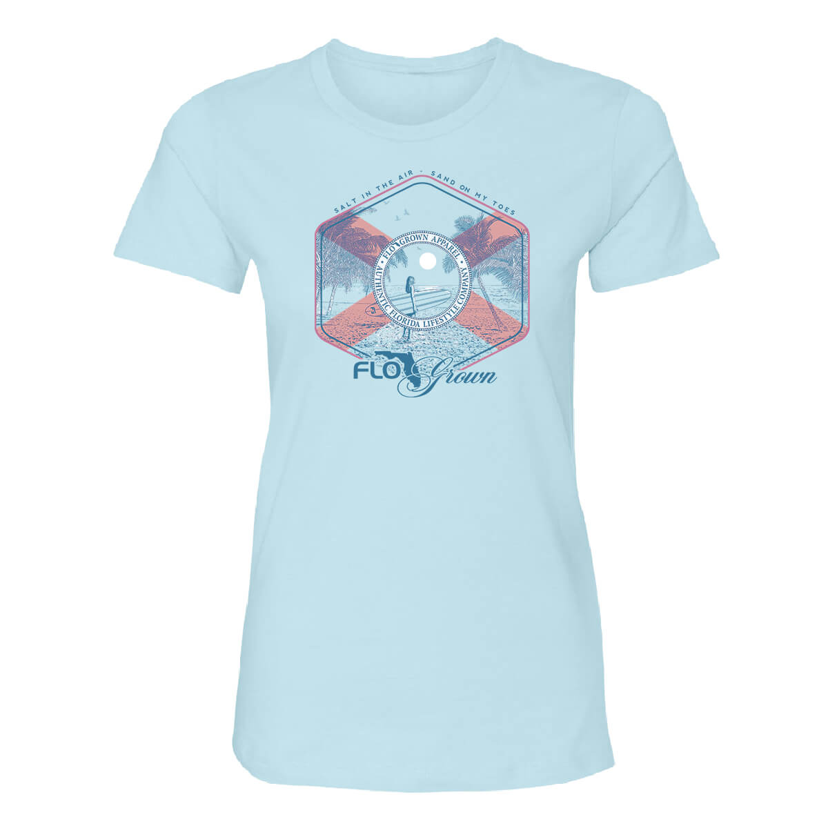 Salt in the Air Fitted Women's Tee