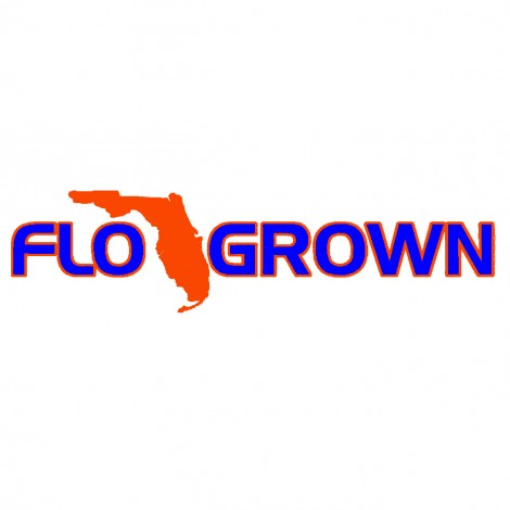 Orange & Blue FloGrown Decal