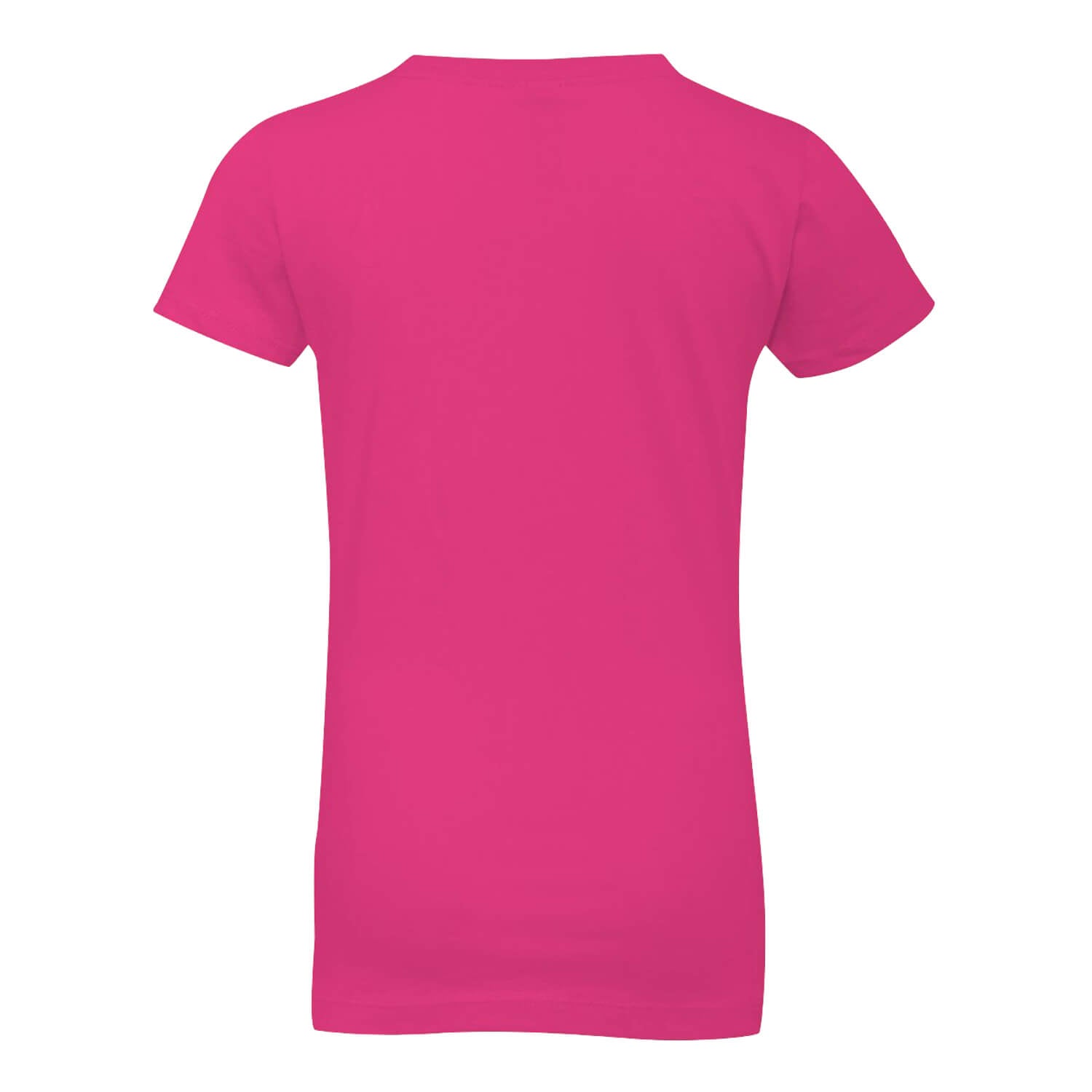 Pink t-shirt on a white background