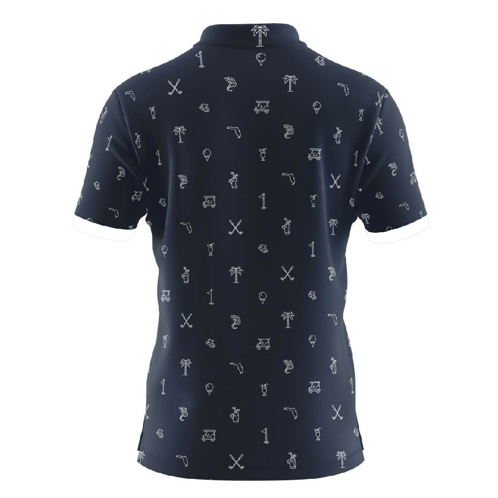 The Flawless Navy Golf Polo