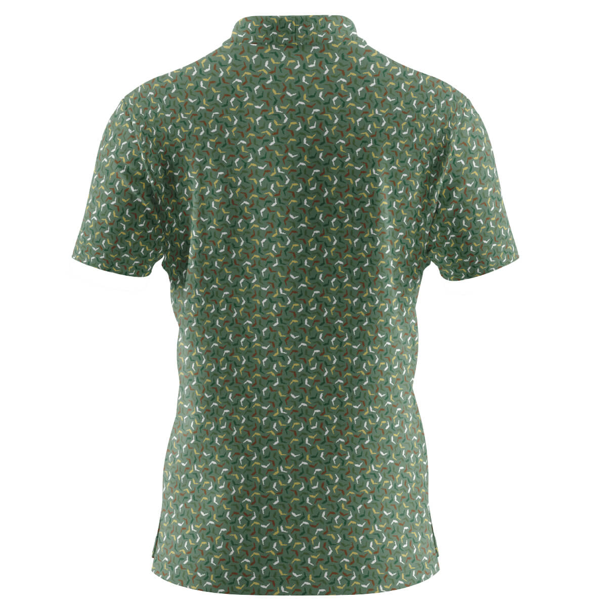 Back view with the same repeating pattern.