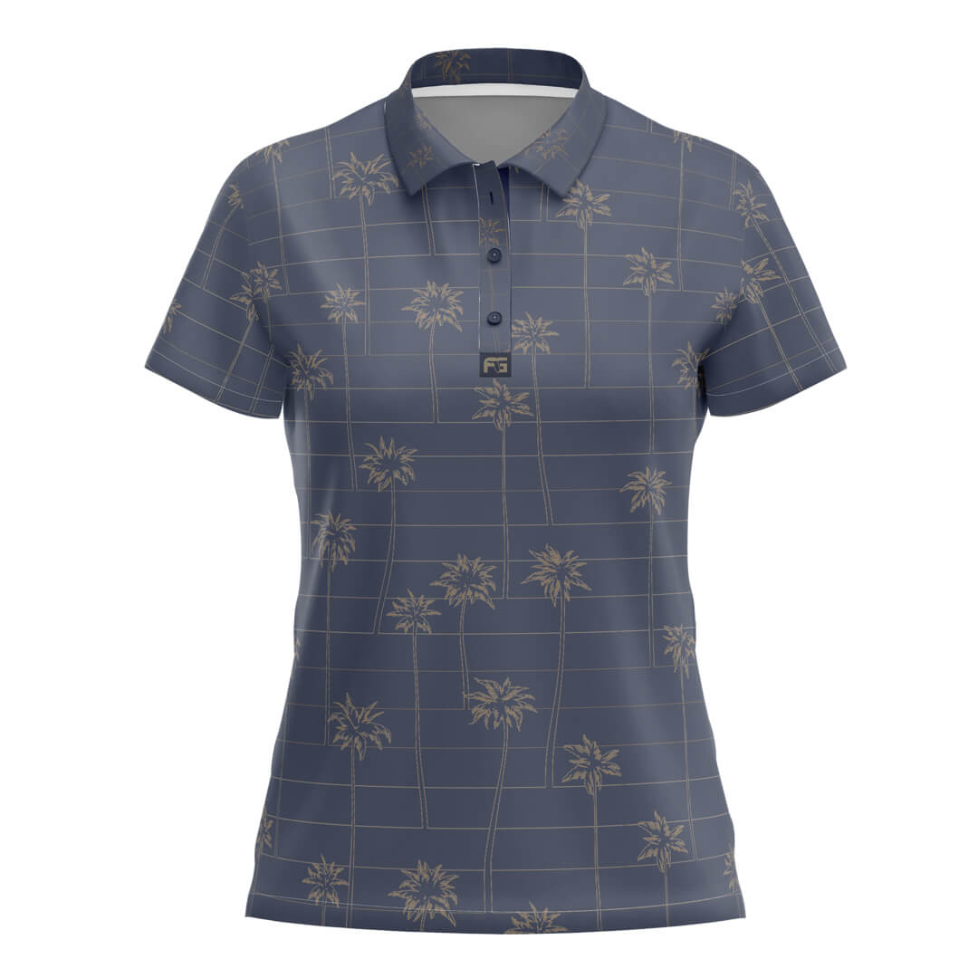 Palm Trees Women's Golf Polo