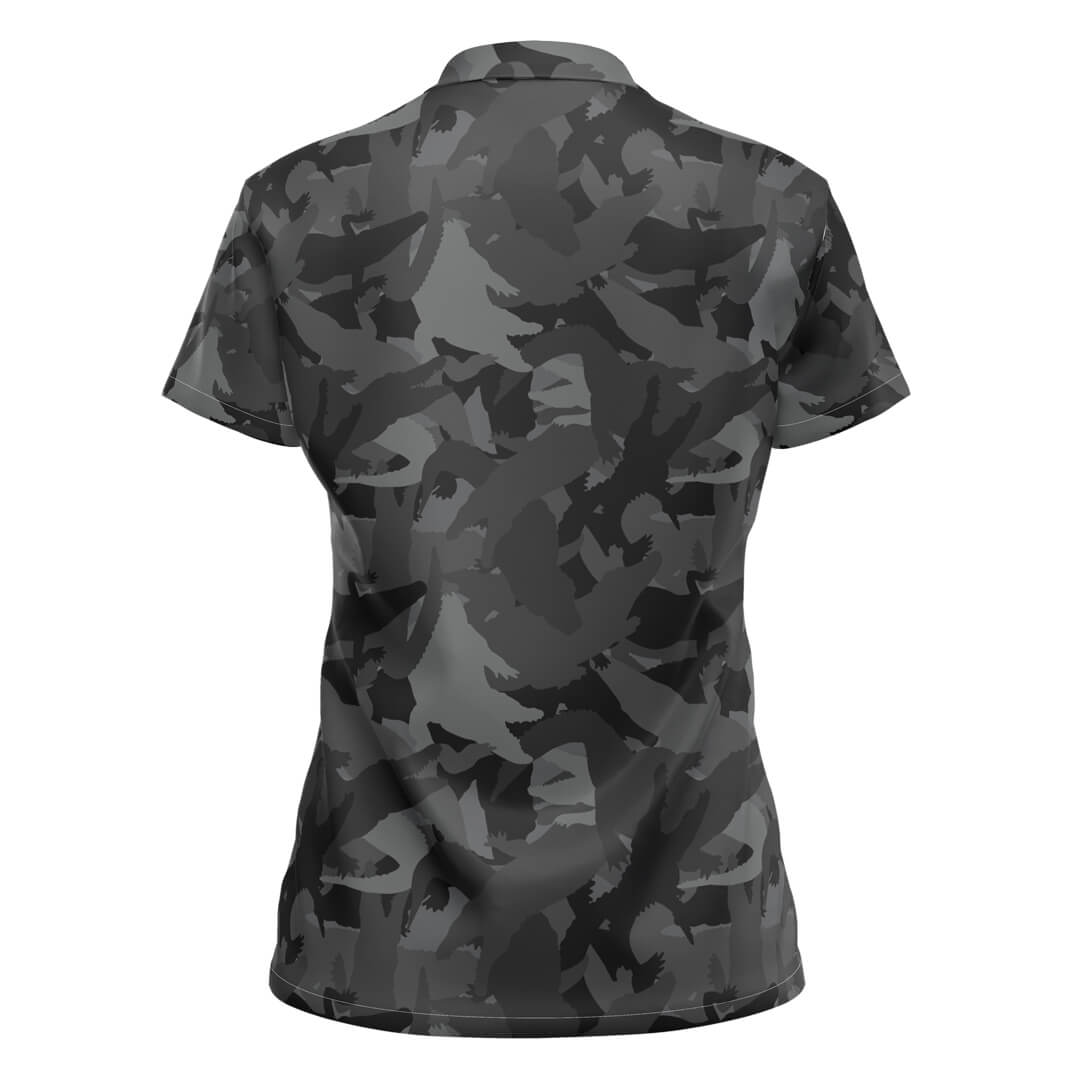 Camo Gator Women's Golf Polo