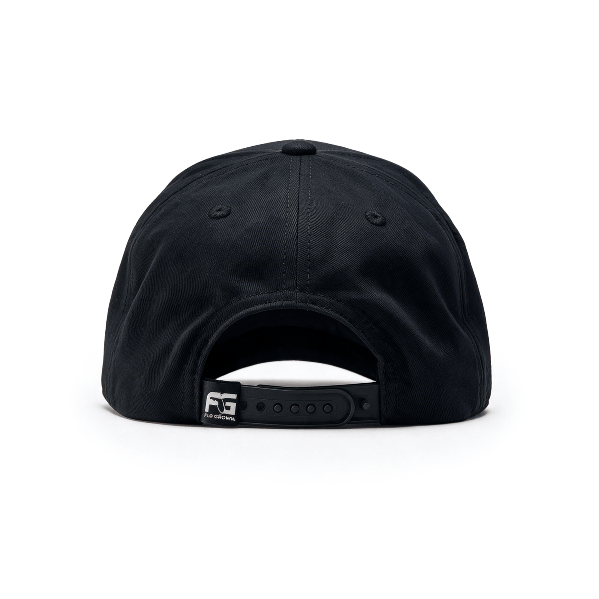 Back view showing the adjustable snapback.