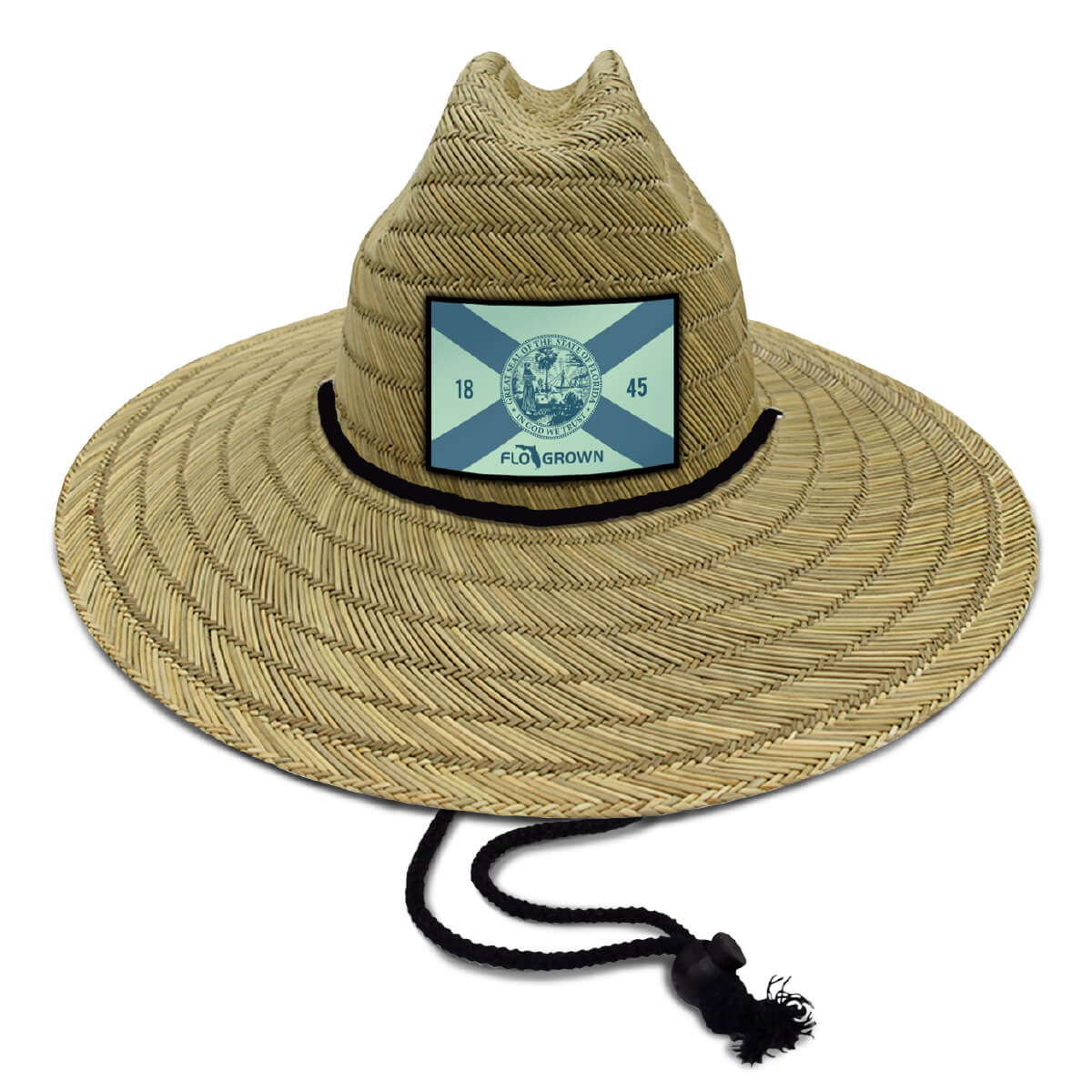 Seaside Camo Straw Hat