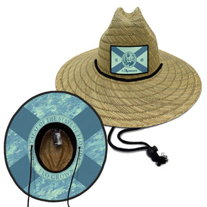 Seaside Camo Straw Hat