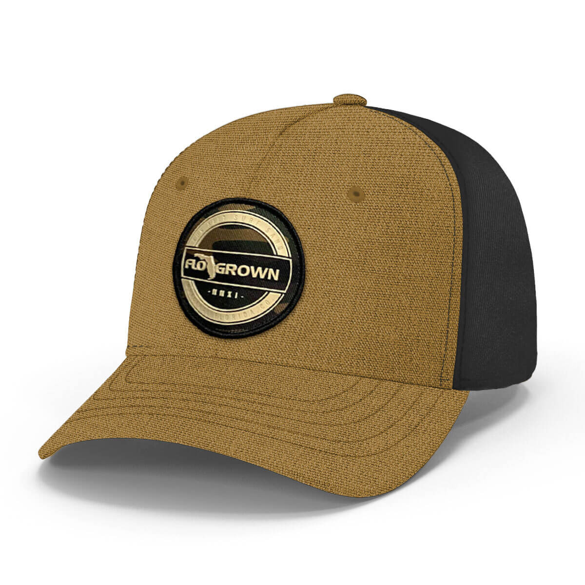 Camo Woven Patch Hat