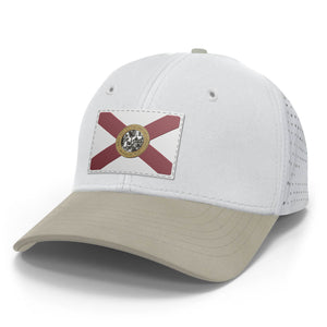 Best State White Camo Performance Hat