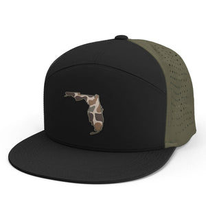 Florida Camo Black Flag Performance Hat