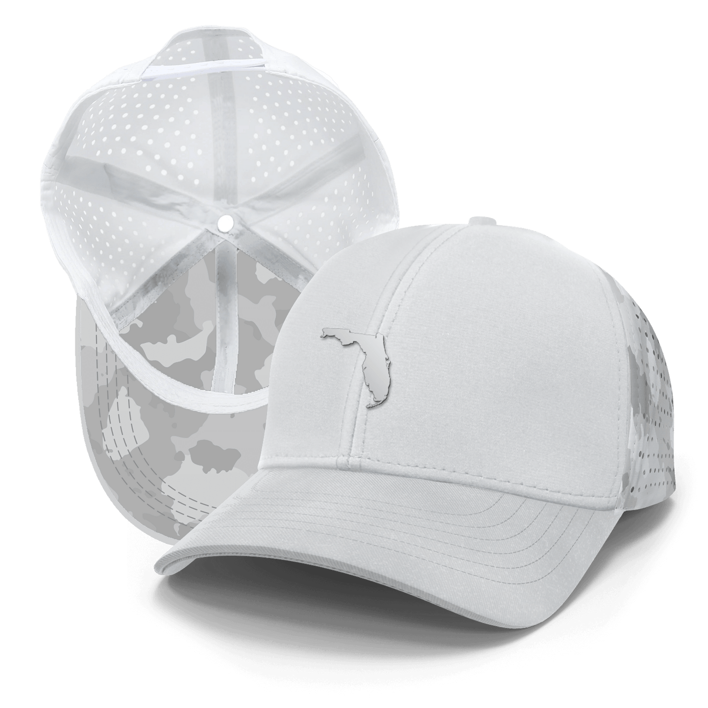 Florida Camo White Womens Hat