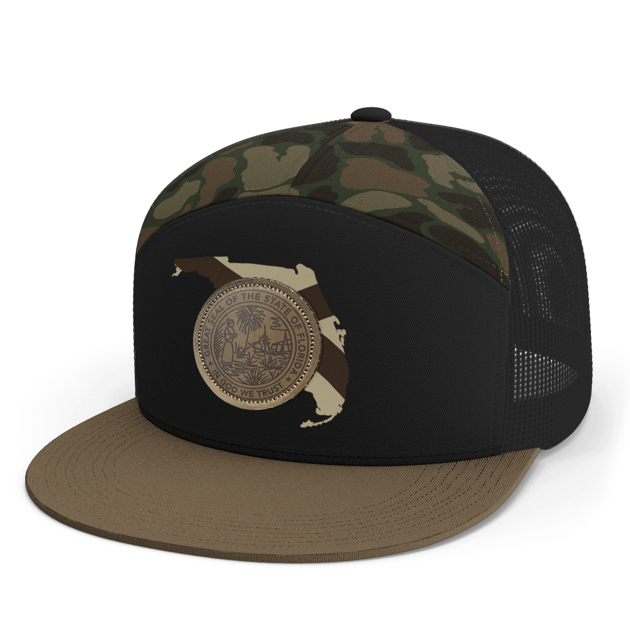 Florida Camo Black Hat