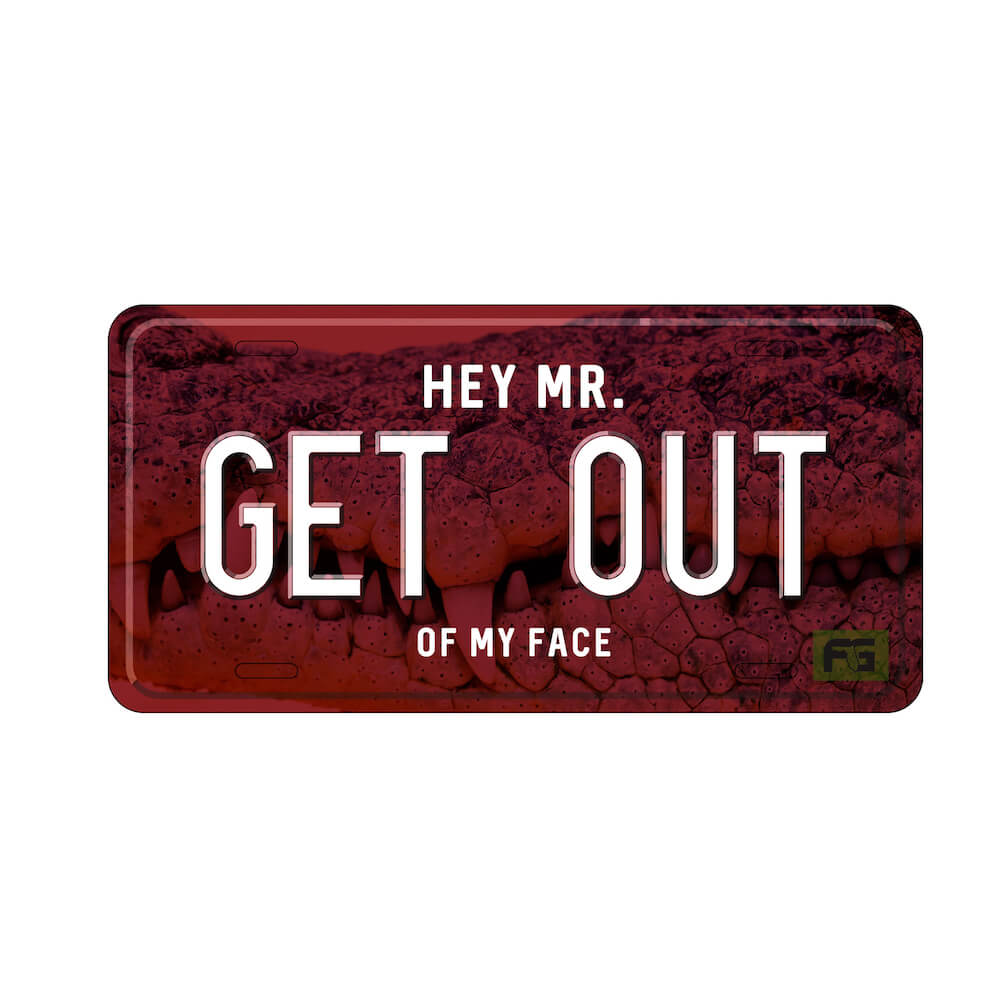 Get Out License Plate