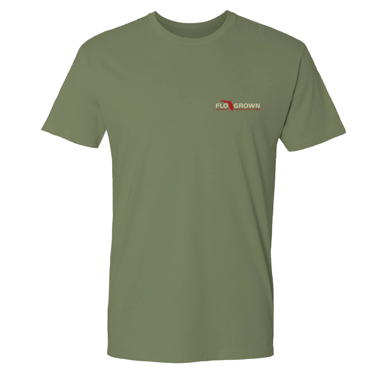 Front view featuring the FloGrown logo on the left chest.