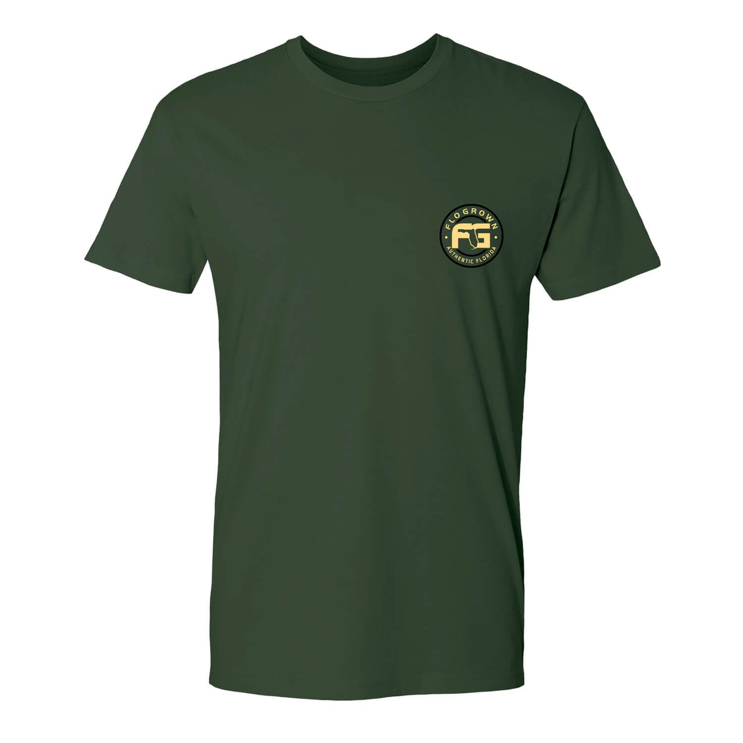 Front view with the FloGrown logo on the left chest.
