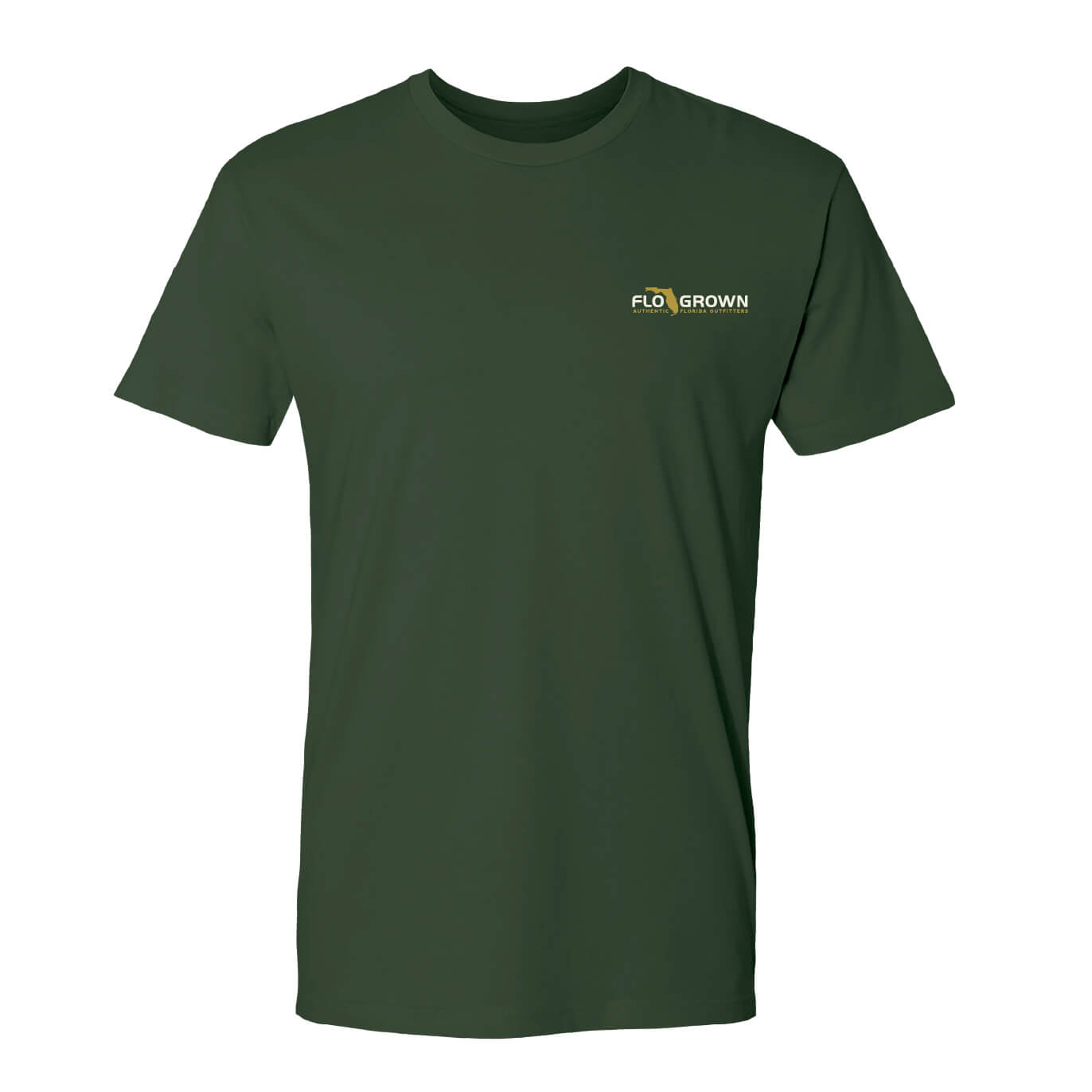 Front view with the FloGrown logo on the left chest.