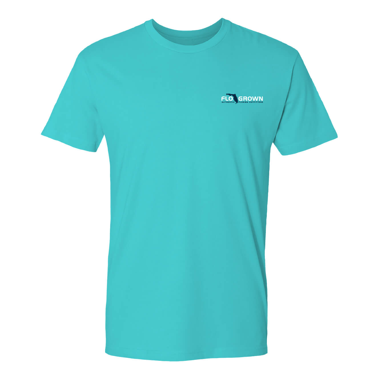 Front view with the FloGrown logo on the left chest.