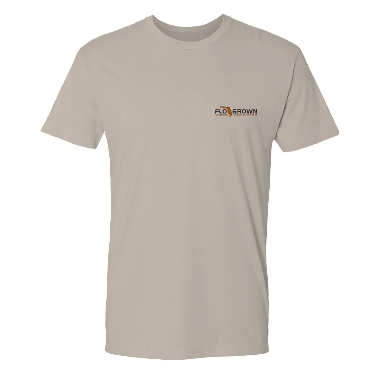 Front view with the FloGrown logo on the left chest.