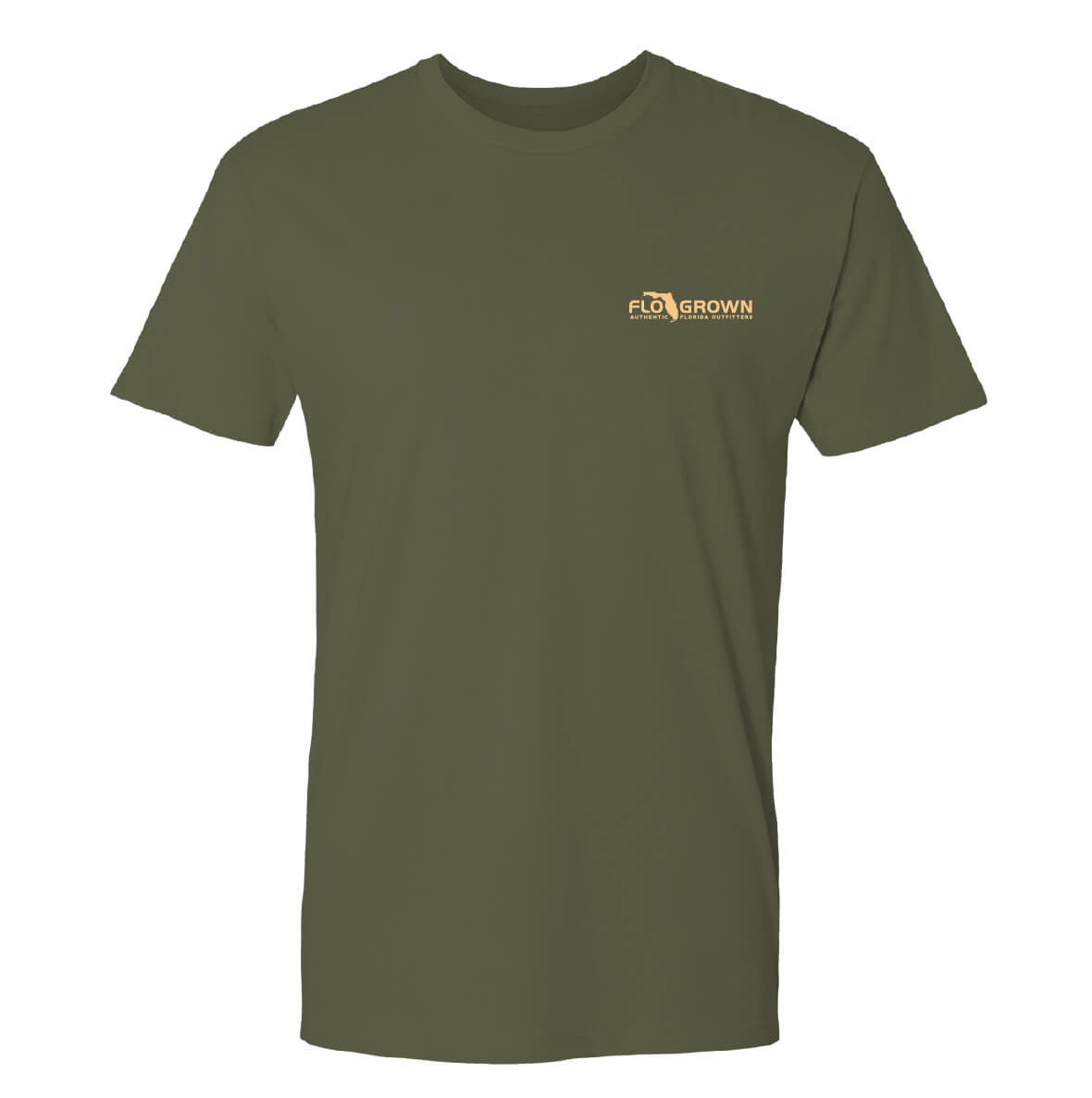 Front view with the FloGrown logo on the left chest.
