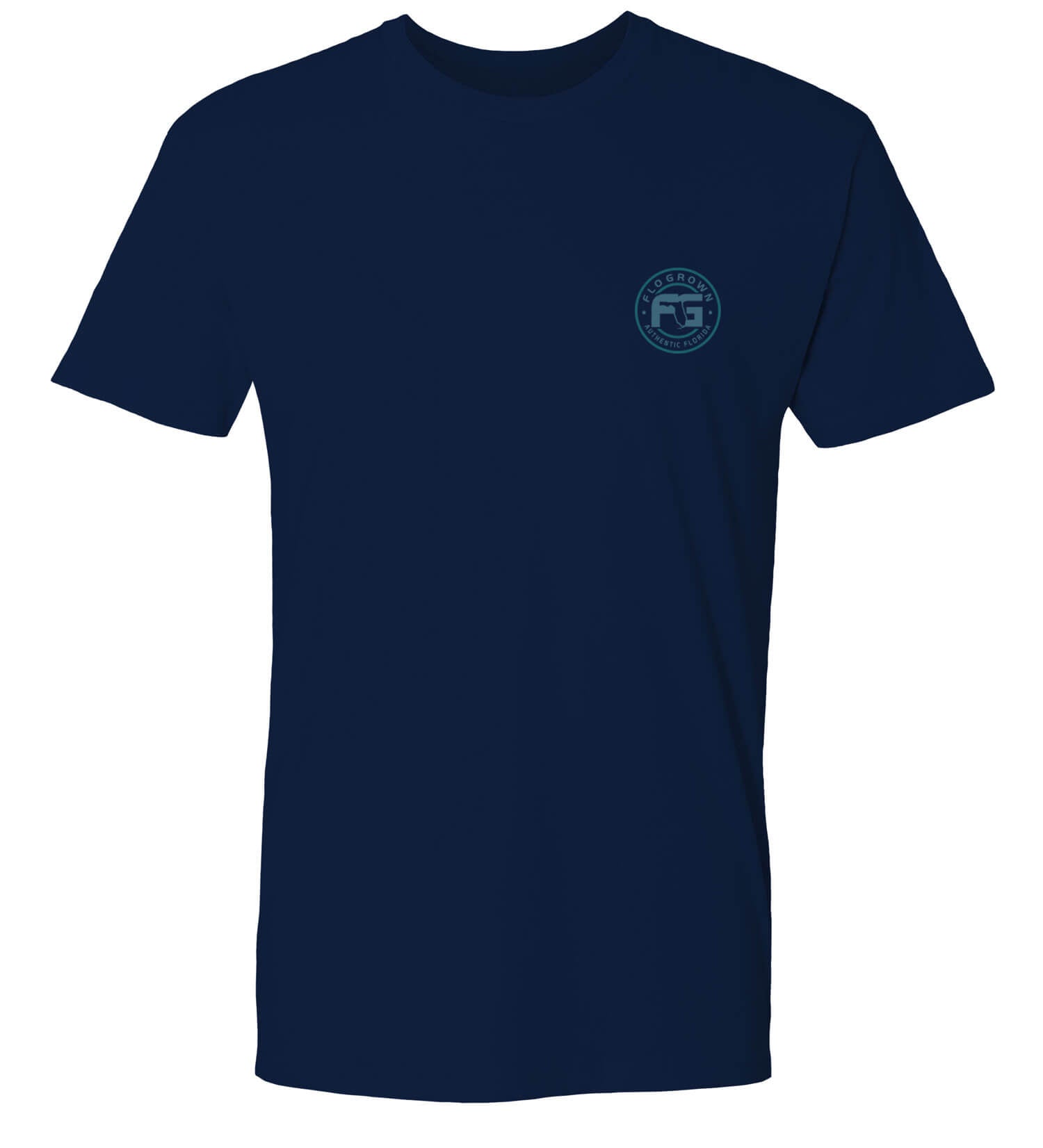 Front view featuring the FloGrown circular logo on the left chest.
