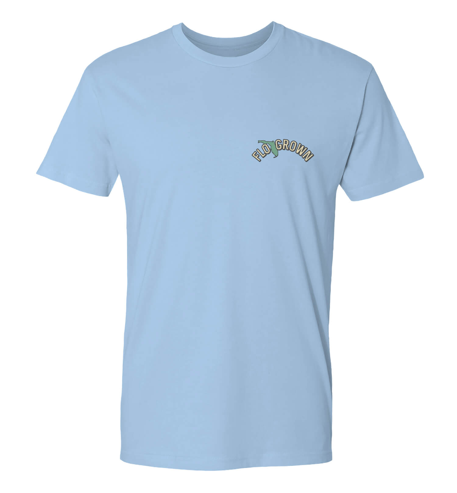 Front view with the FloGrown logo on the left chest.