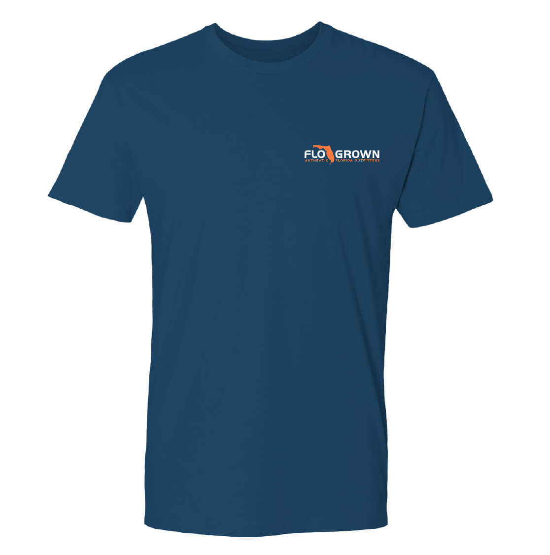 Front view with the FloGrown logo on the left chest.