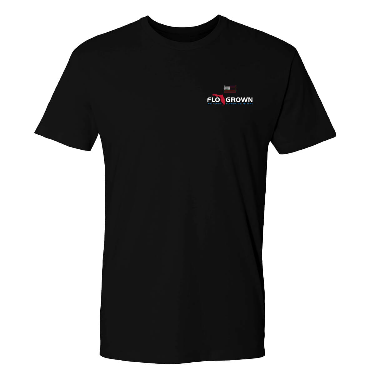 Front view with the FloGrown logo on the left chest.