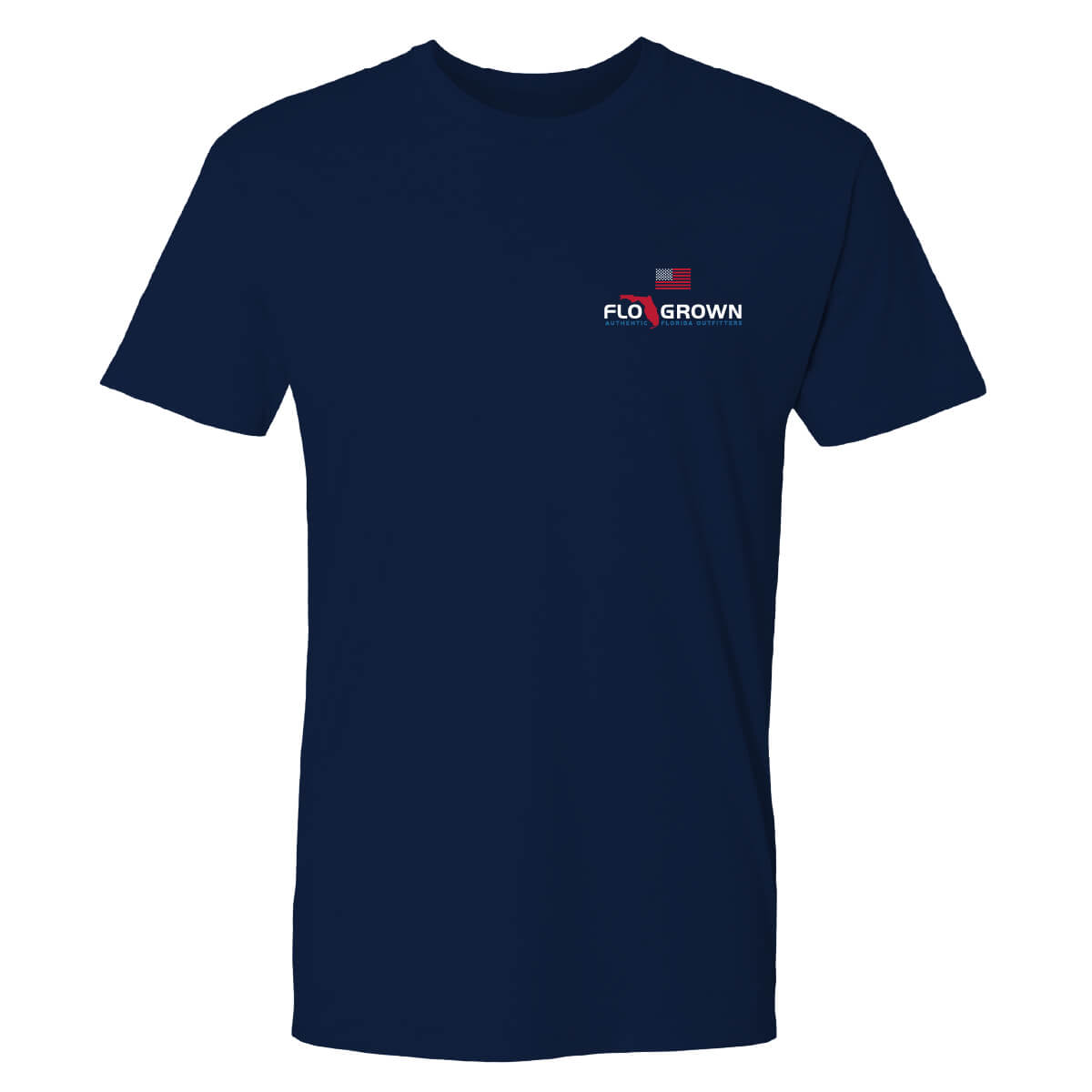 Front view showing the FloGrown logo on the left chest.