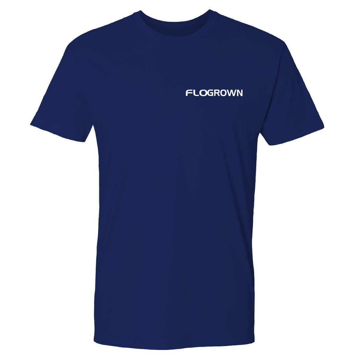Front view with the FloGrown logo on the left chest.
