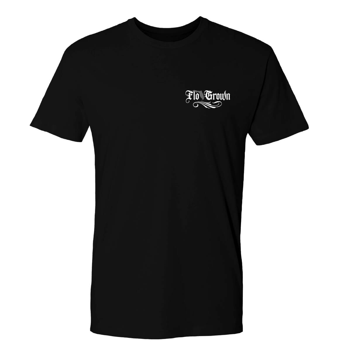 Front view featuring the FloGrown logo on the left chest.