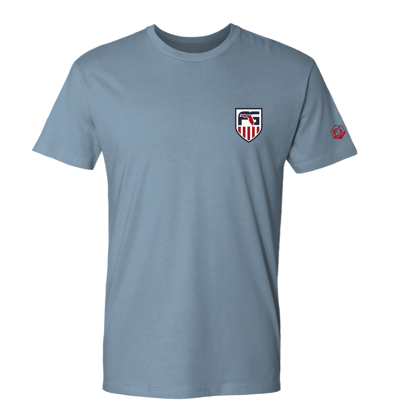 Front view with the FloGrown logo on the left chest.