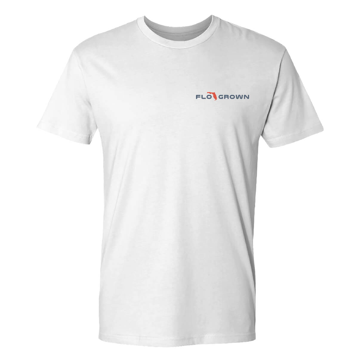 Front view with the FloGrown logo on the left chest.